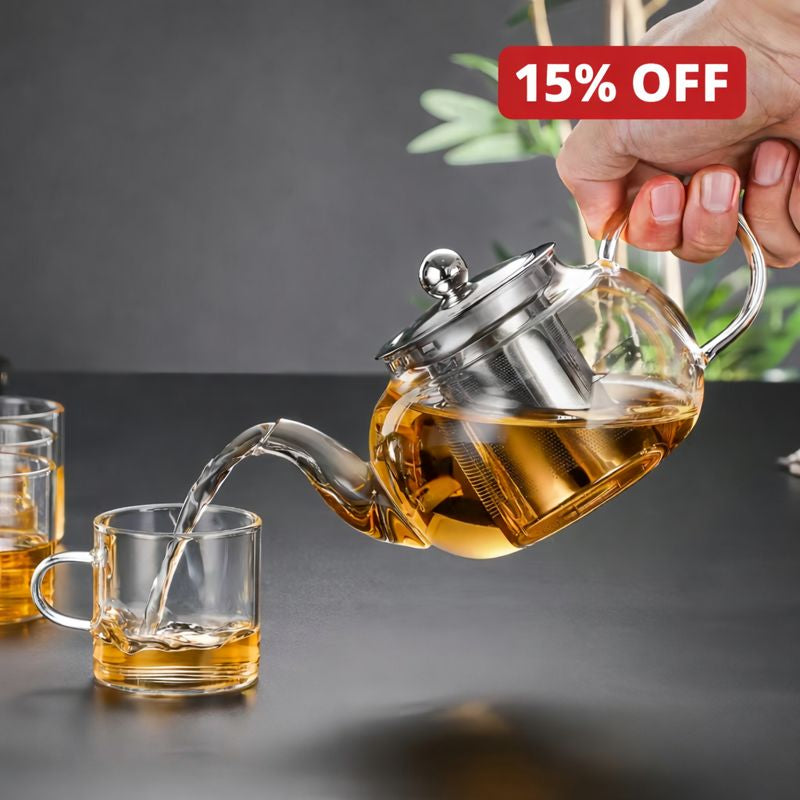 Glass Teapot With Removable Infuser