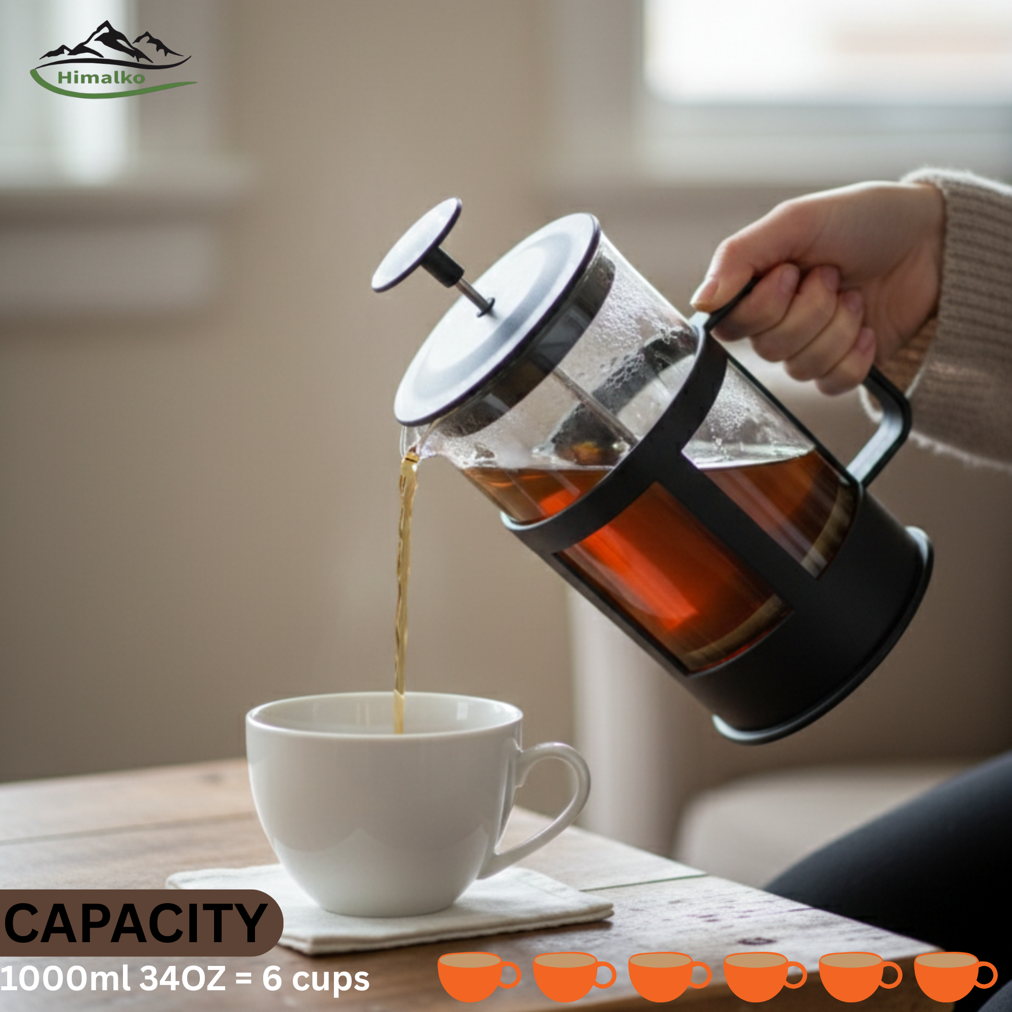 French Press Tea Maker