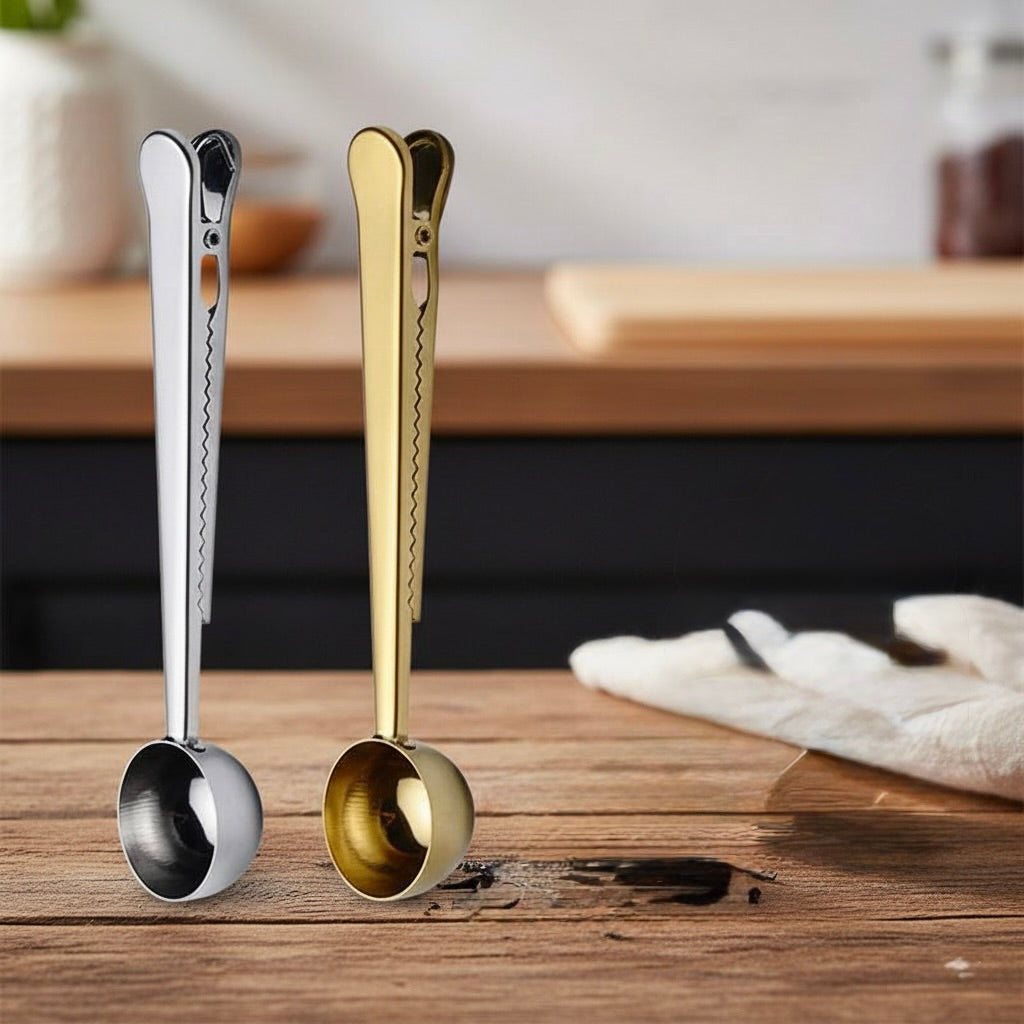 Himalko 2-in-1 Tea Scoop – Measure & Seal Your Tea